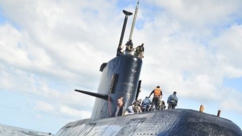 El ARA San Juan desapareció el 15 de noviembre de 2017. EFE