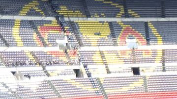 La deplorable condición de la cancha del estadio Azteca preocupa a la NFL