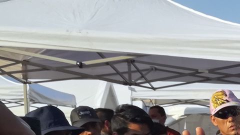 Rubén Albarrán visitó a los centroamericanos.