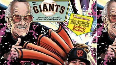 Sergio Romo fue inmortalizado por Stan Lee como un superhéroe en uno de sus comics