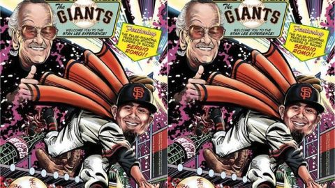 Sergio Romo fue inmortalizado por Stan Lee como un superhéroe en uno de sus comics