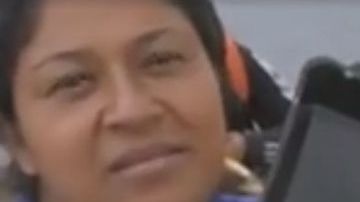 La migrante se quejó de los alimentos.