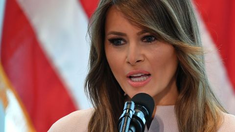 La primera dama Melania Trump.