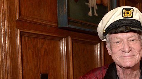 Hugh y Crystal Hefner en 2014.