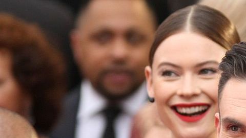 Adam y Behati en la gala de los premios Oscar 2016.