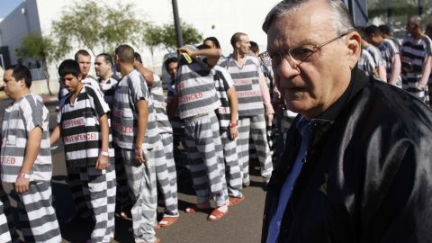 Arpaio cuando era alguacil de Maricopa.