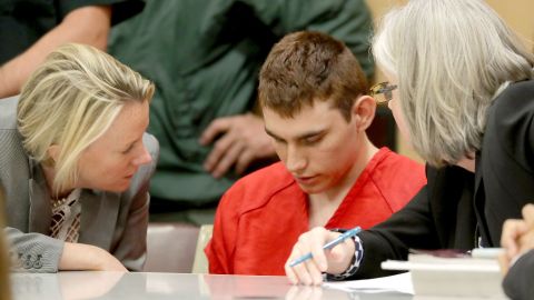 Nikolas Cruz en corte. Getty Images.