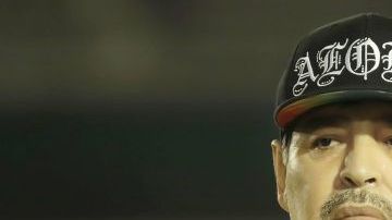 Diego Armando Maradona, director técnico de Dorados.