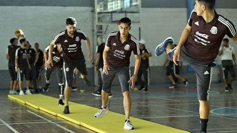 La selección mexicana de fútbol entrenó en el gimnasio del estadio Mario Alberto Kempes de Córdoba.