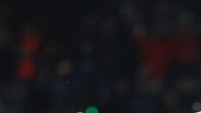 El argentino Rogelio Funes Mori festeja su golazo de chilena ante Santos Laguna en el estadio BBVA Bancomer.