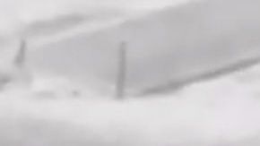 El momento que los inmigrantes se entregaron. Captura