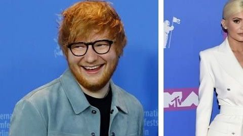 Ed Sheeran, Kylie Jenner y Neymar Jr.