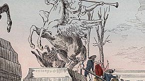 Ejecución de Luis XVI, rey de Francia, "el autómata coronado".