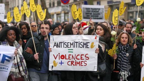 El antisemitismo es grave en Francia.