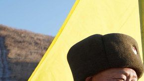 El histórico momento fue capturado por las cámaras.