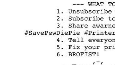 Los hackers están enviando este documento a impresoras.