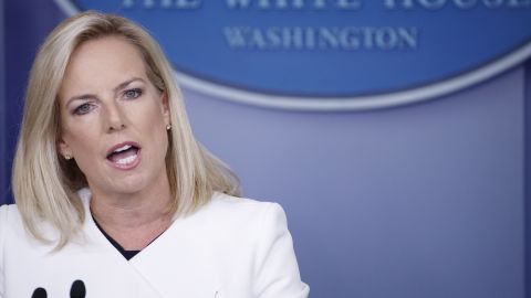 Kirstjen Nielsen, secretaria de Seguridad Nacional.