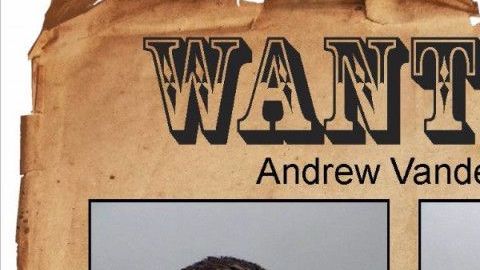 Andrew Vanderwal cuando era buscado.
