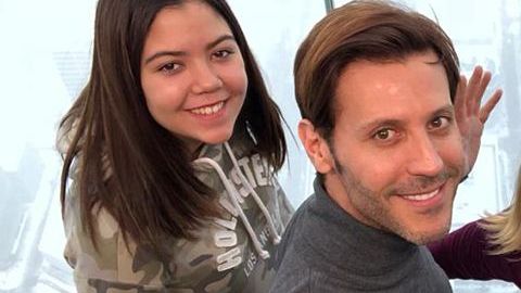 Quique Usales, su mamá y su sobrina