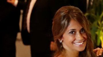 Lionel Messi y Antonella Rocuzzo.
