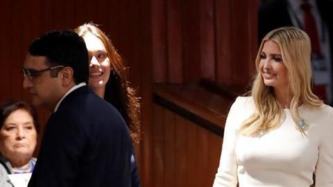 Ivanka Trump en el Congreso mexicano.