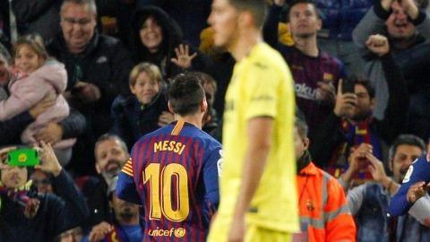 El Barcelona se impuso al Villarreal en la jornada 14 del fútbol español.