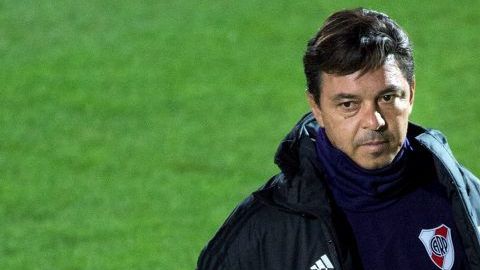 El entrenador del River Plate Marcelo Gallardo.