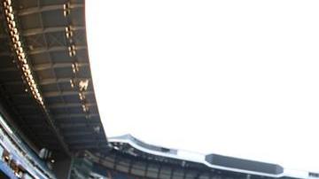 Imagen del estadio Santiago Bernabeu tras la apertura de puertas para la final de la Copa Libertadores entre River Plate y Boca Juniors.