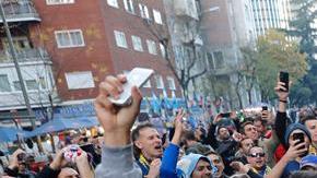Aficionados de Boca Juniors y River Plate tomaron por asalto la ciudad de Madrid.