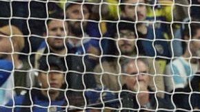 El jugador de River Lucas Pratto celebra el gol del empate contra Boca en la final de la Copa Libertadores.