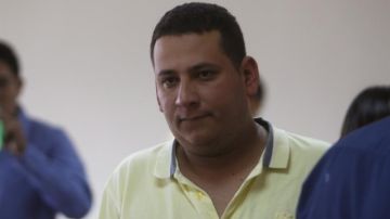 Antonio Sarmiento Crespo policía colombiano, es uno de los detenidos,
