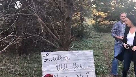 La increíble reacción de una novia ante la petición de matrimonio.