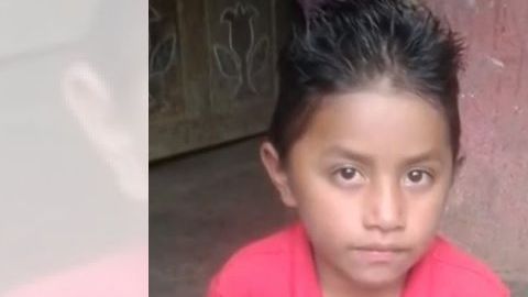 Univisión reveló una imagen del menor.