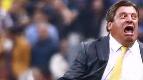 Miguel Herrera, director técnico de las Águilas del América.