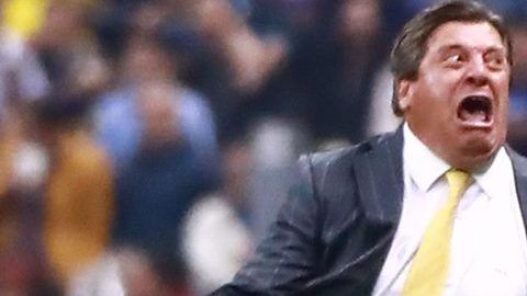 Miguel Herrera, director técnico de las Águilas del América.