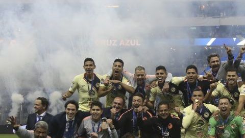 Las Águilas del América realizaron un excesivo festejo.