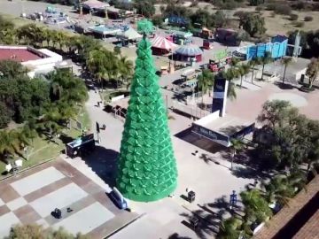 Árbol de Navidad en Aguascalientes.