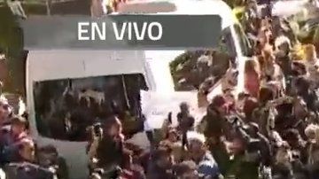 AMLO se dirige a San Lázaro.