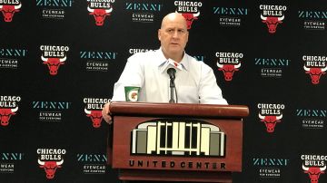 Jim Boylen, nuevo dirigente de los Bulls de Chicago. (Javier Quiroz / La Raza)