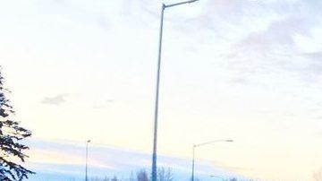 Los graves daños en carreteras de Alaska tras el sismo.