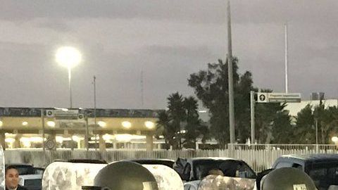 La Patrulla Fronteriza realiza un simulacro en Otay Mesa.