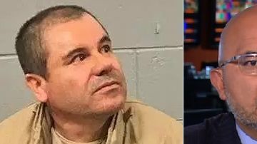 Joaquín "El Chapo" Guzmán Loera y uno de sus abogados,  Eduardo Balarezo.