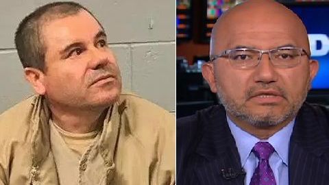 Joaquín "El Chapo" Guzmán Loera y uno de sus abogados,  Eduardo Balarezo.