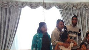 Una familia fue la primera en entrar a lo que ahora es el museo de Los Pinos.