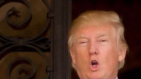 Trump y Flynn en Mar-a-Lago en diciembre de 2016.