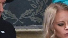 Evelyn Rodríguez y su esposo Freddy Cuevas acudieron al Congreso a invitación del presidente Trump.