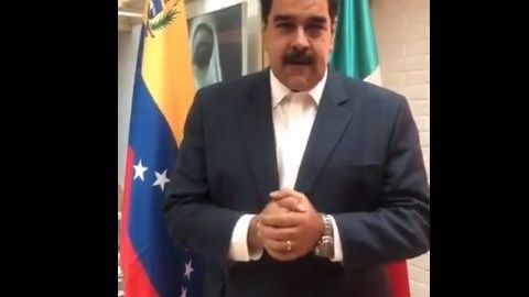 Nicolás Maduro, presidente de Venezuela.}