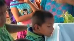 El cuerpo llegó a San Antonio Secortez, una aldea pobre del centro de Guatemala, el domingo.