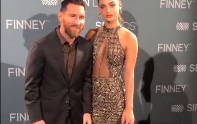 Lionel Messi y la modelo Yael Shelbia posaron para las fotos