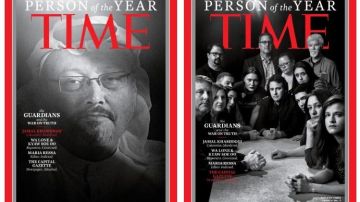 La revista eligió a periodistas como los personajes del año.